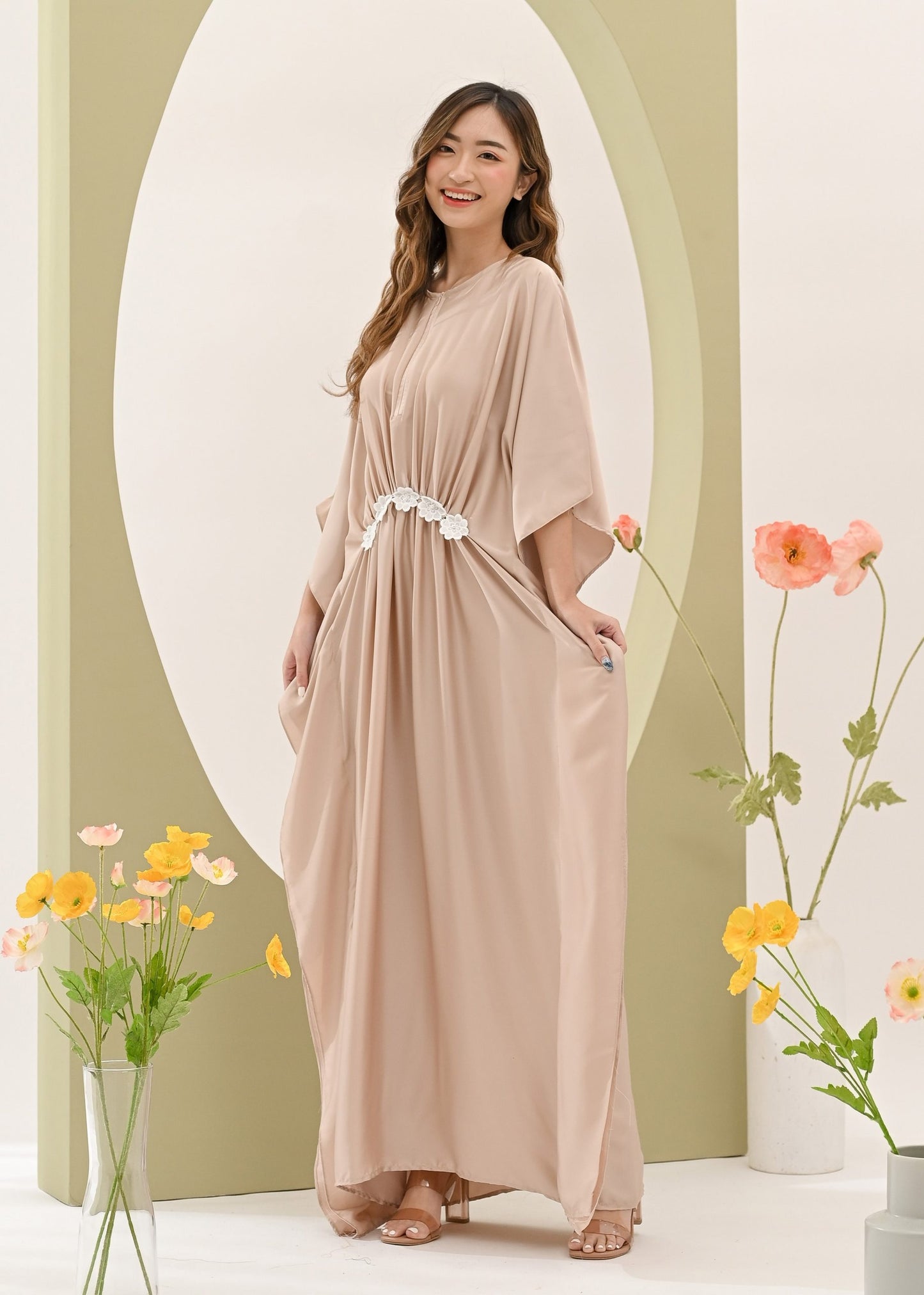 Hafiz Kaftan - Cream