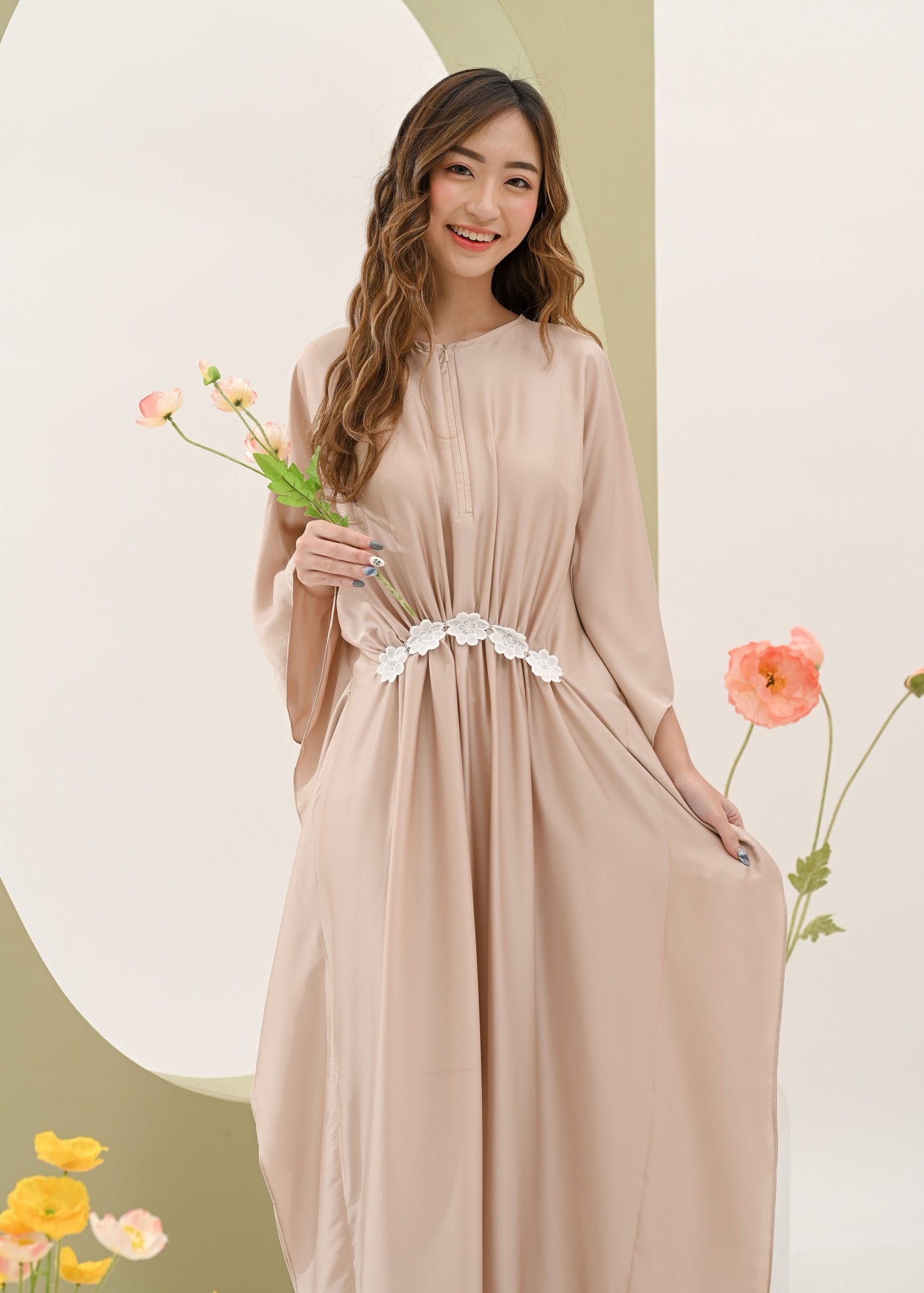 Hafiz Kaftan - Cream