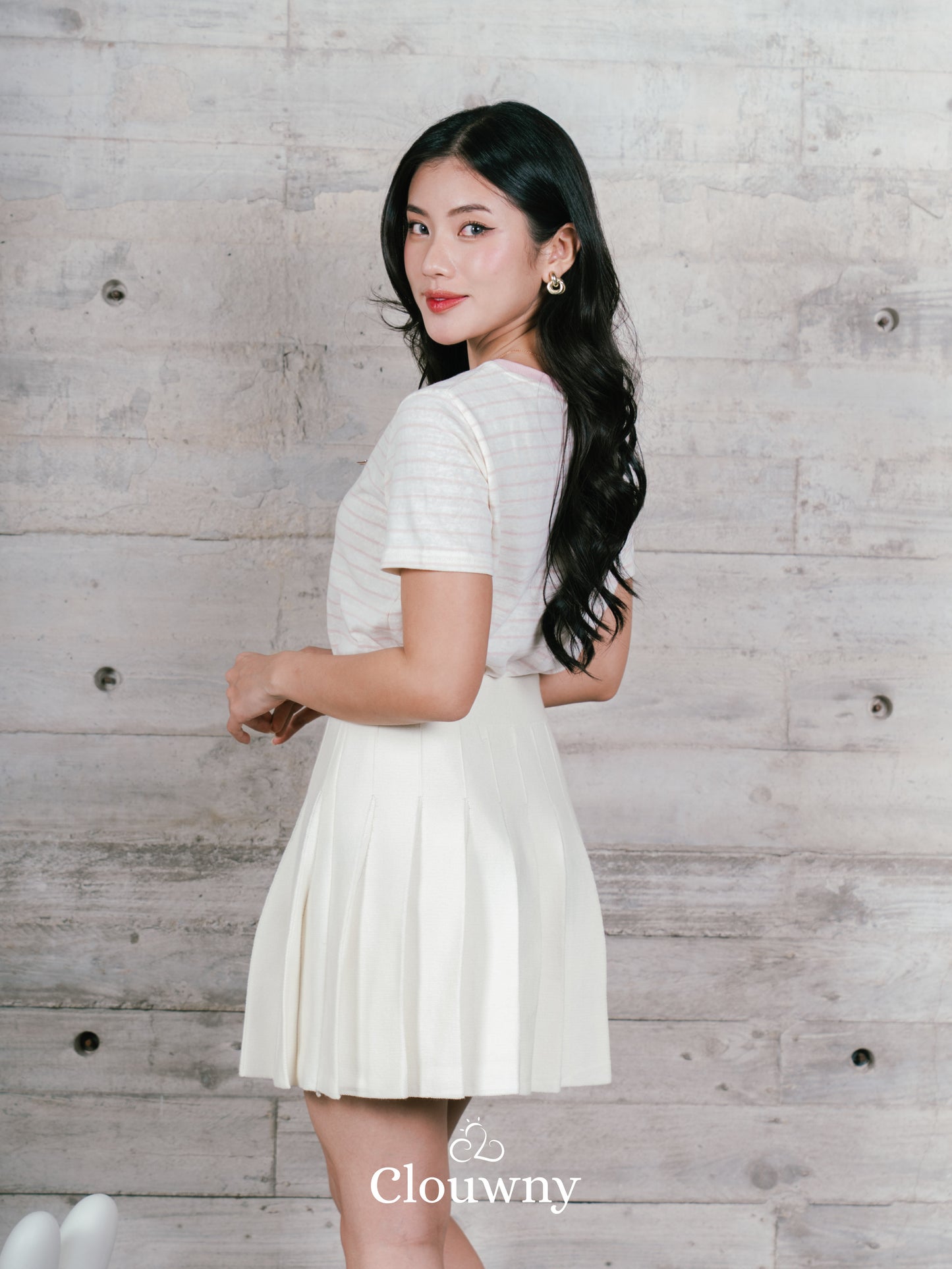 Magnolia Stripes Tshirt - Pink