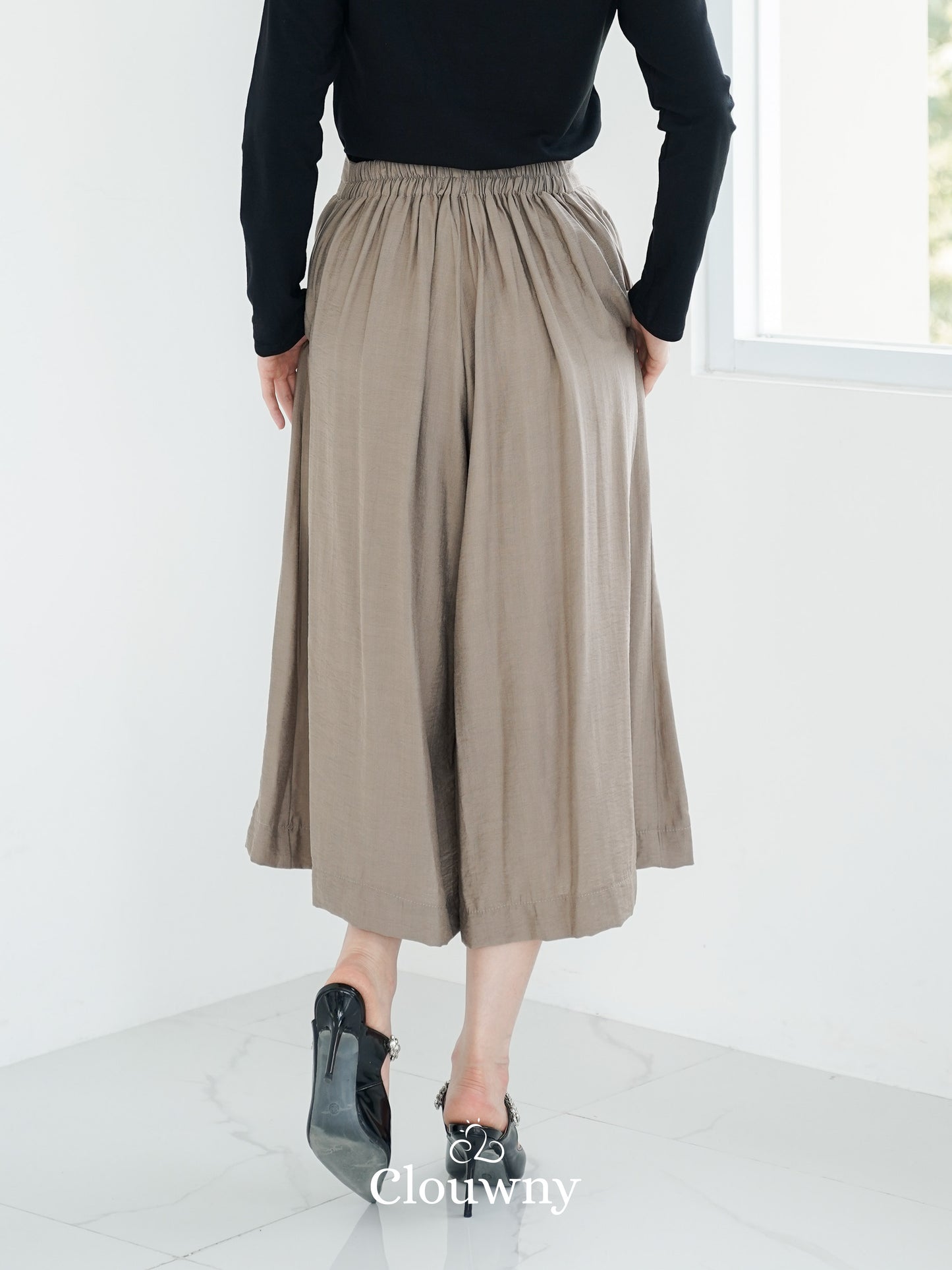 Jenna Cullote Pants - Oat