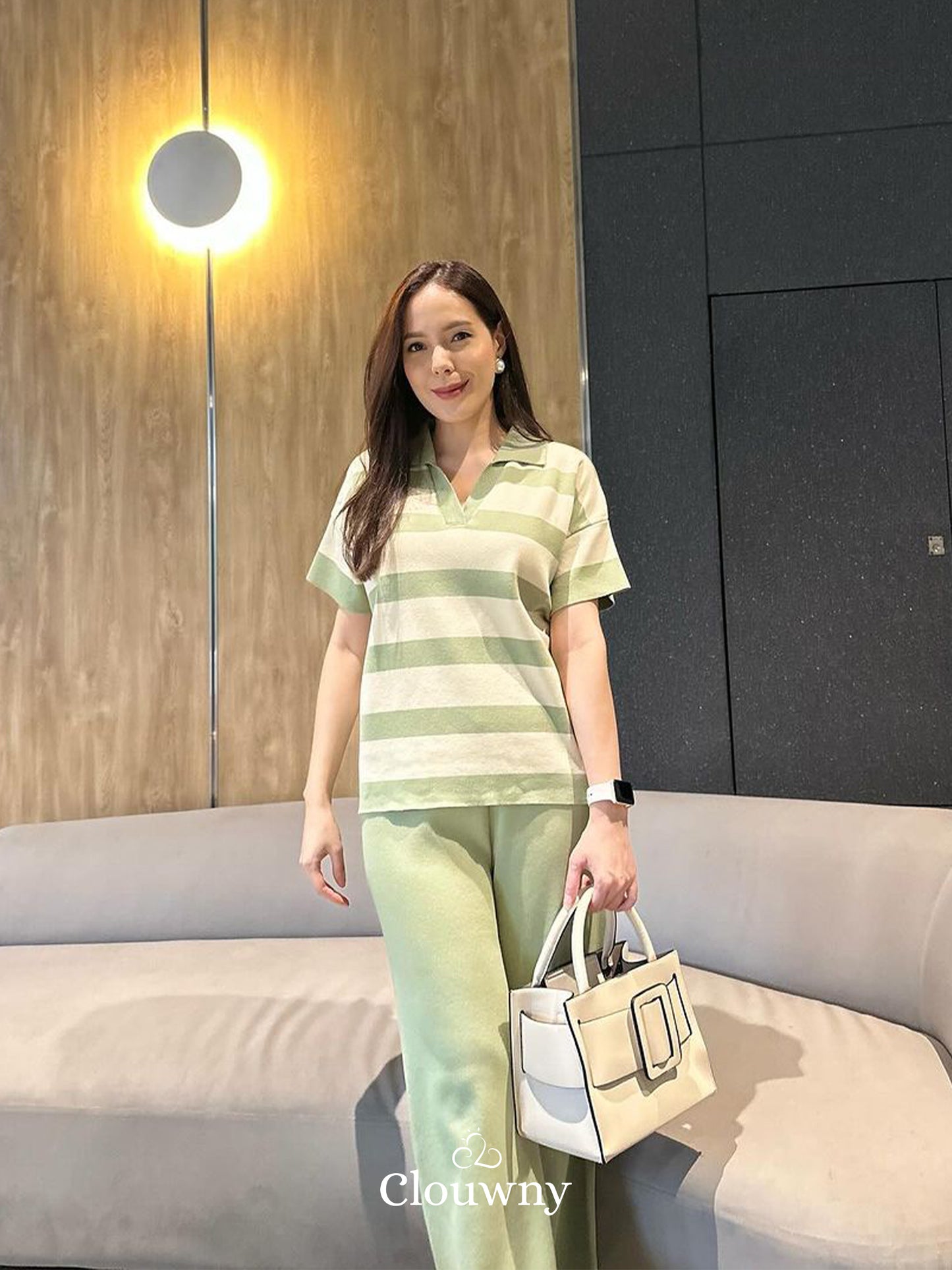 Minjoo Stripes Set - Green