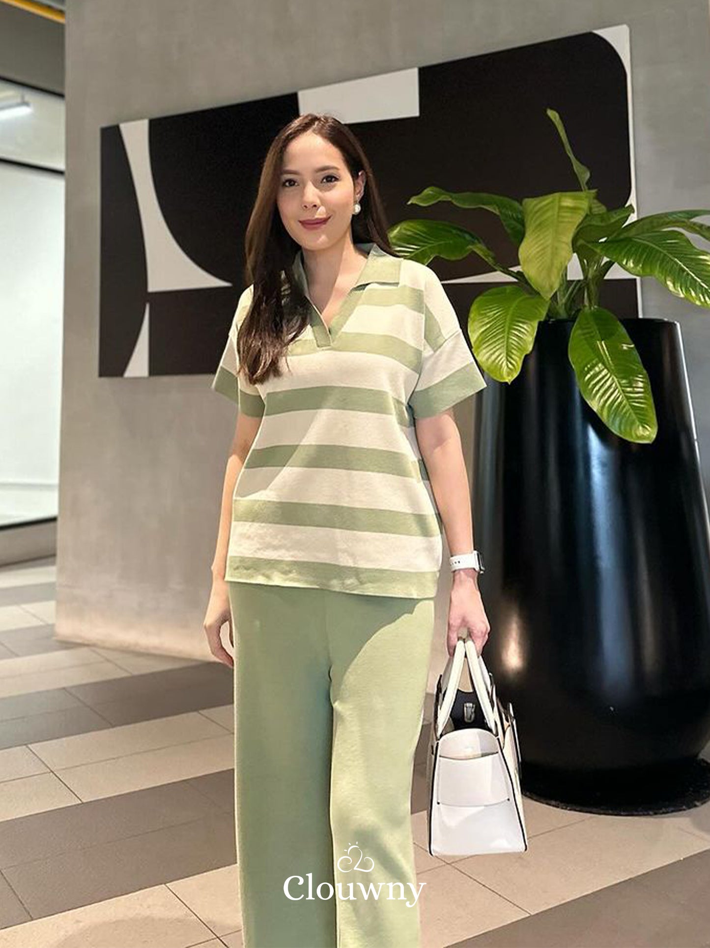 Minjoo Stripes Set - Green