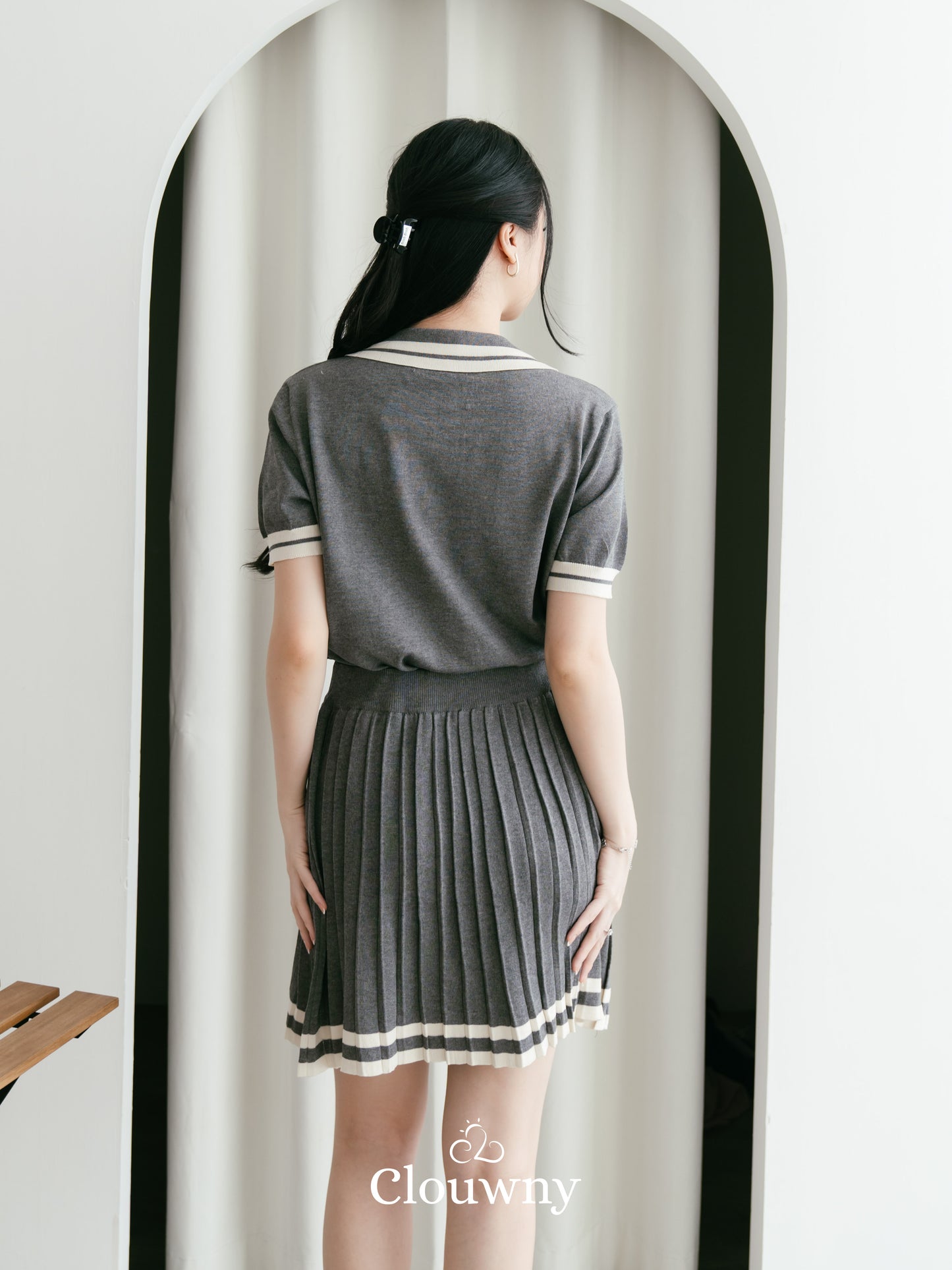 Pluto Knit Set - Grey