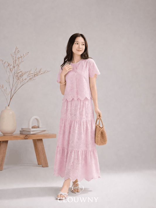 Seoul Lace Set - Pink