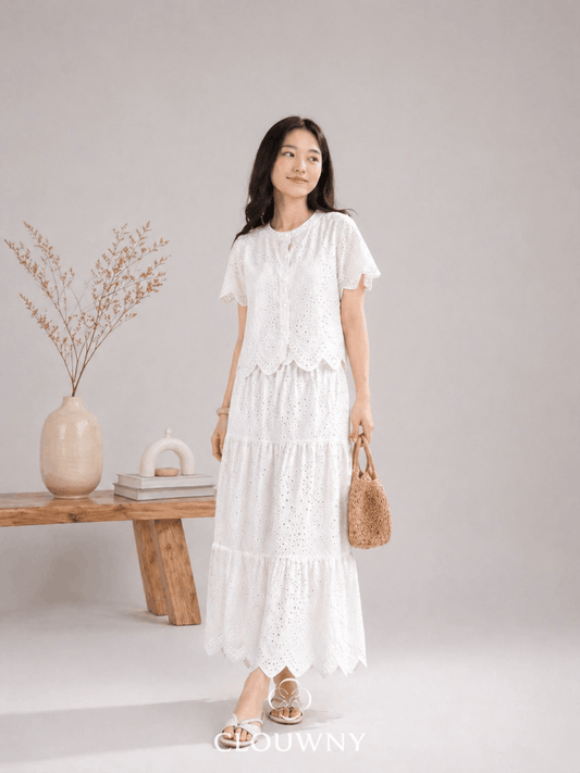 Seoul Lace Set - Broken White