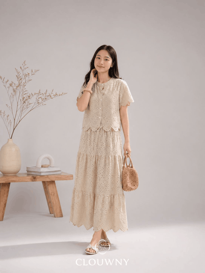 Seoul Lace Set - Khaki