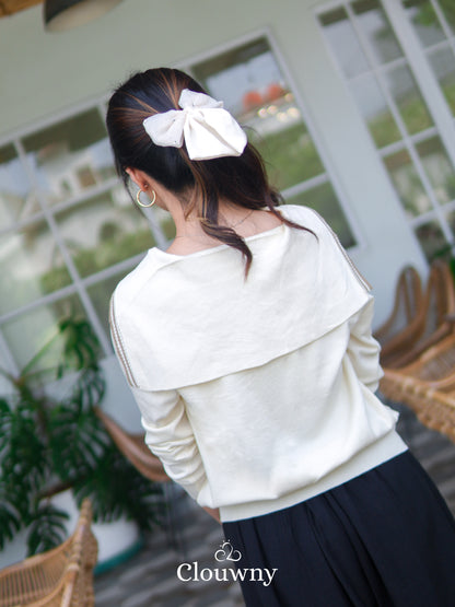 Midori Knit Longsleeve Top - Broken White