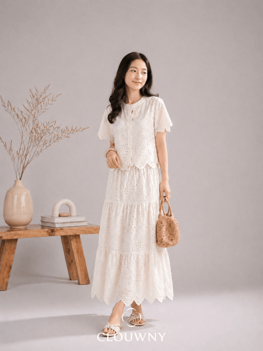 Seoul Lace Set - Cream