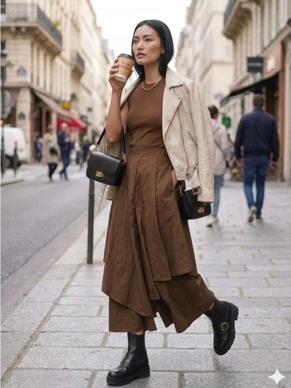 Maple Layer Pants - Coffee