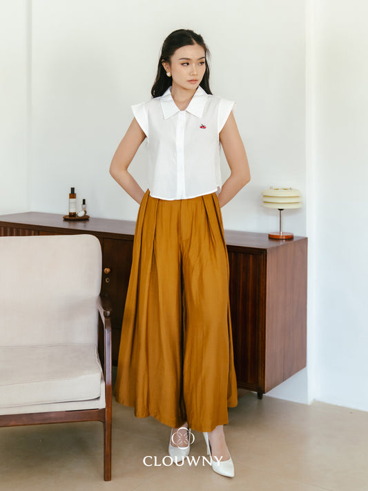 Celana Cullotes Yuni - Caramel