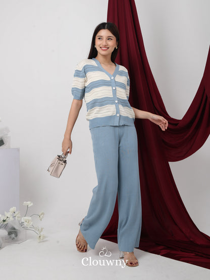 Negeve Knit Set - Light Blue