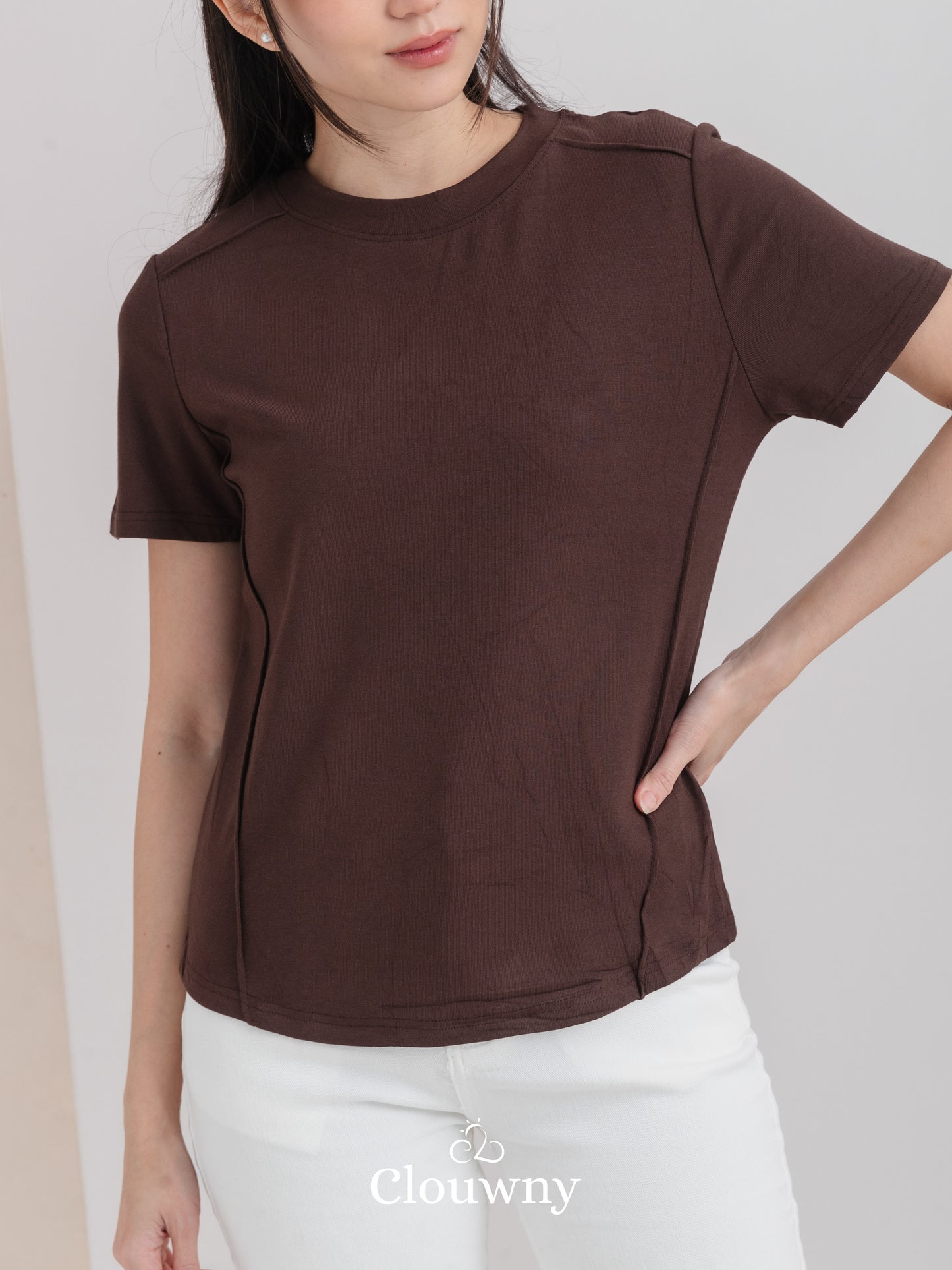 Starzy Tshirt Top - Coffee