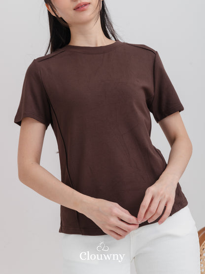 Starzy Tshirt Top - Coffee