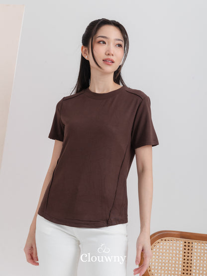 Starzy Tshirt Top - Coffee