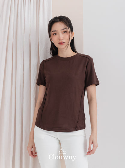 Starzy Tshirt Top - Coffee