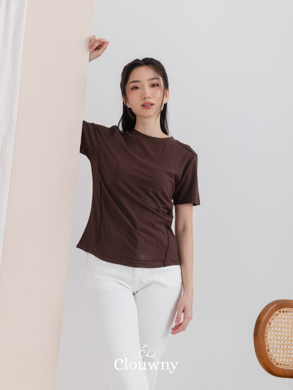 Starzy Tshirt Top - Coffee