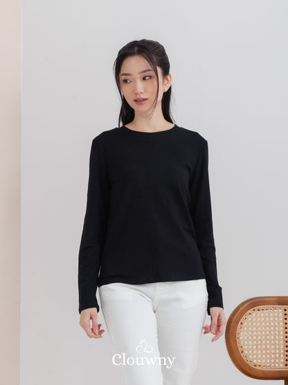 Summer Longsleeve Top - Black