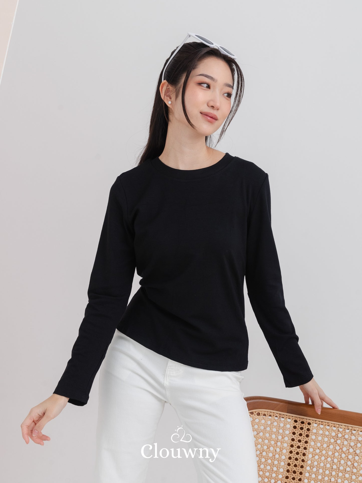 Summer Longsleeve Top - Black