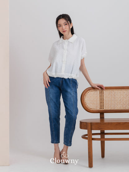 Aira Cotton Shirt - White