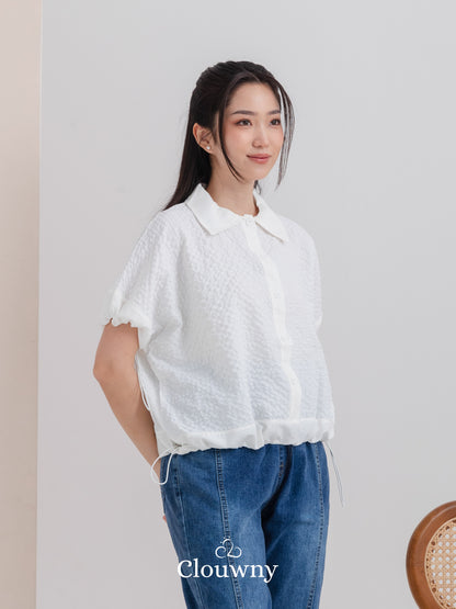 Aira Cotton Shirt - White