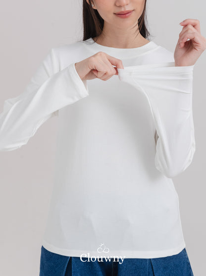 Summer Longsleeve Top - White