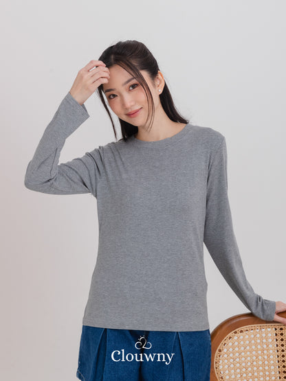 Summer Longsleeve Top - Grey