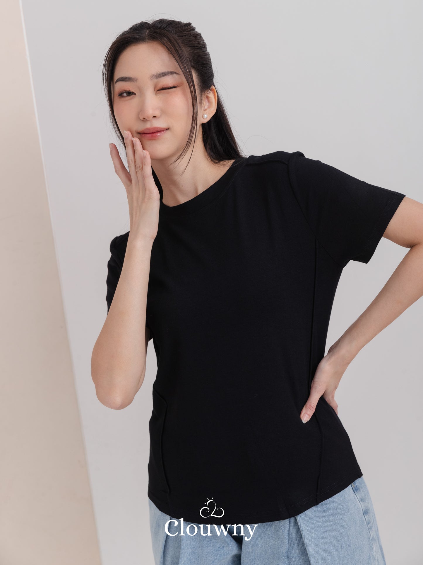 Starzy Tshirt Top - Black