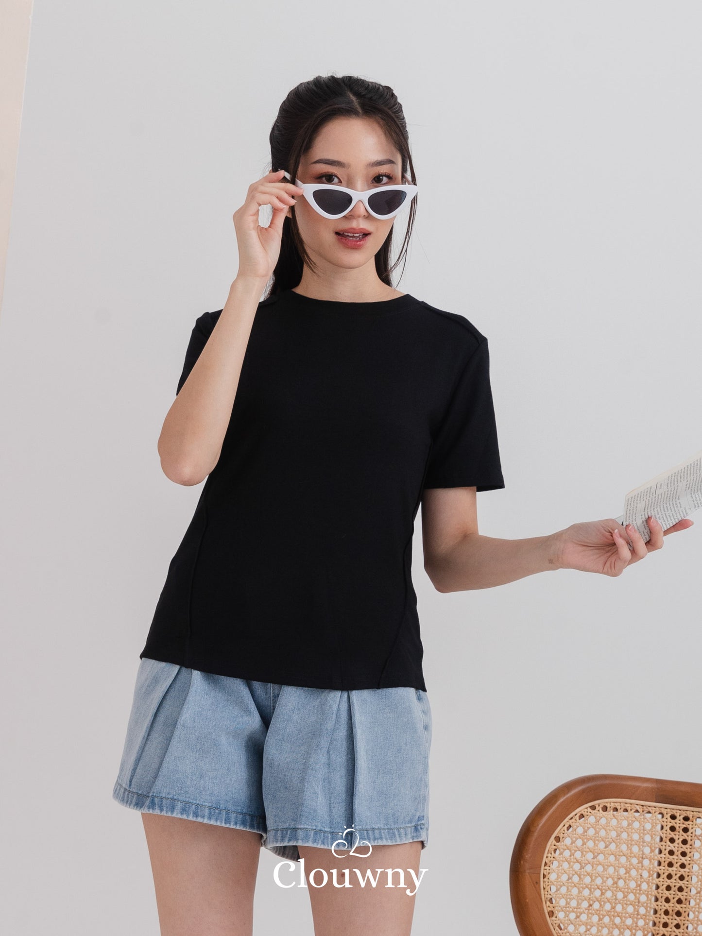 Starzy Tshirt Top - Black