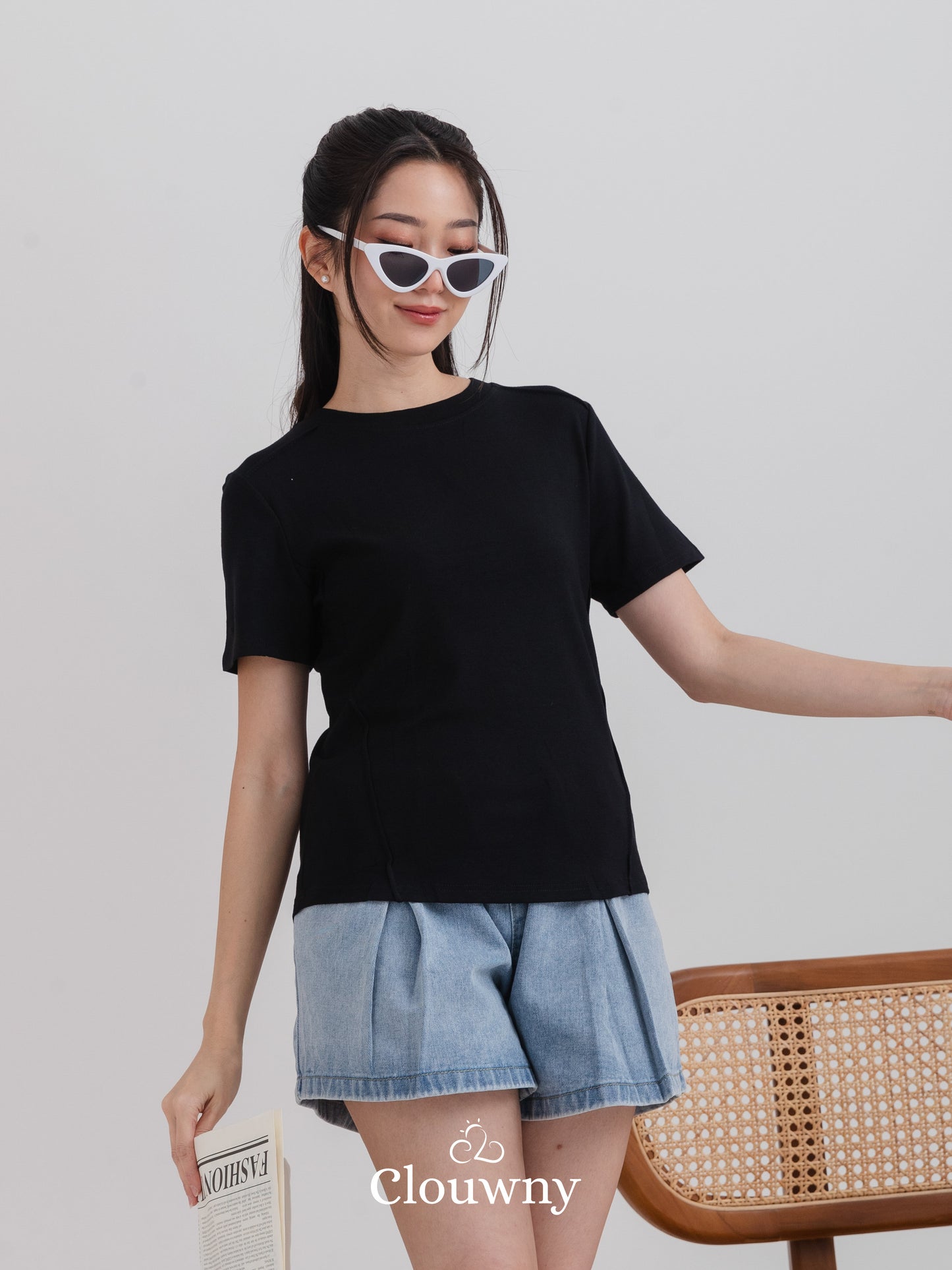 Starzy Tshirt Top - Black