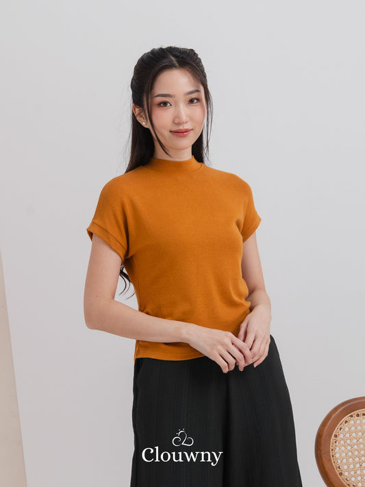 Elora Tshirt Top - Mustard