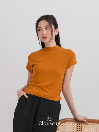 Elora Tshirt Top - Mustard