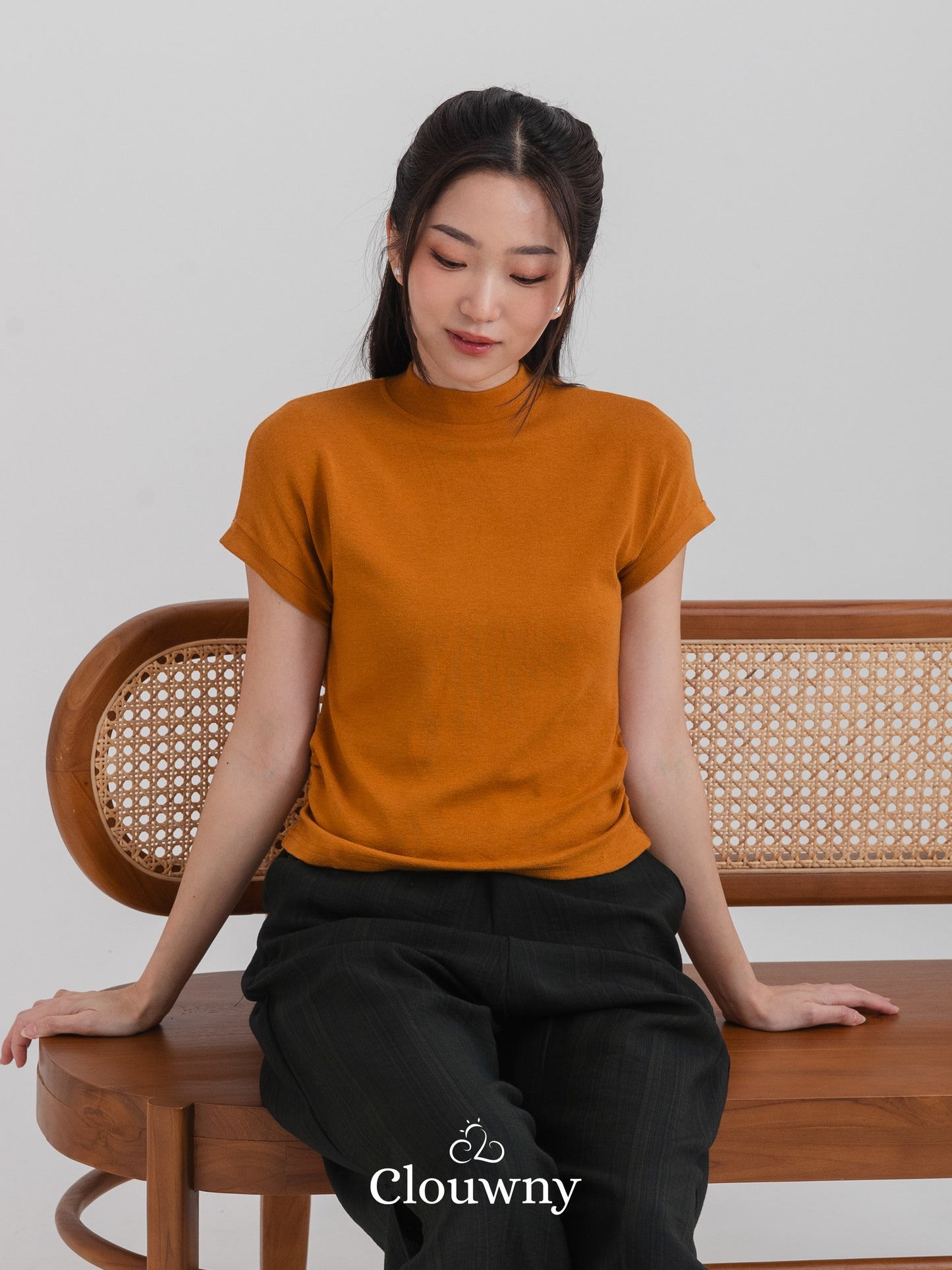 Elora Tshirt Top - Mustard