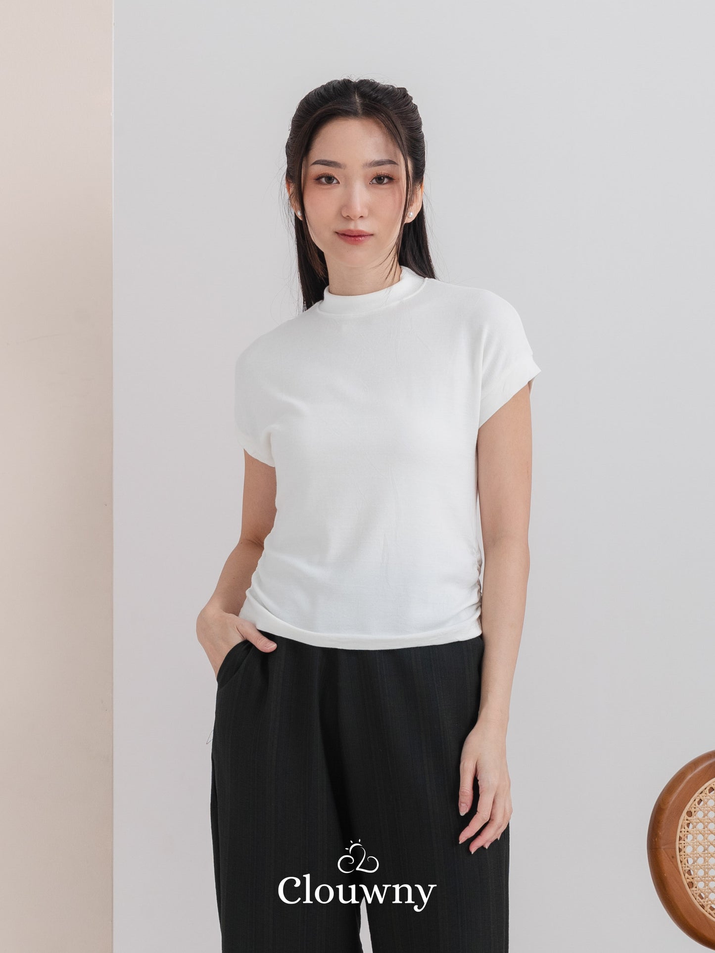 Elora Tshirt Top - White