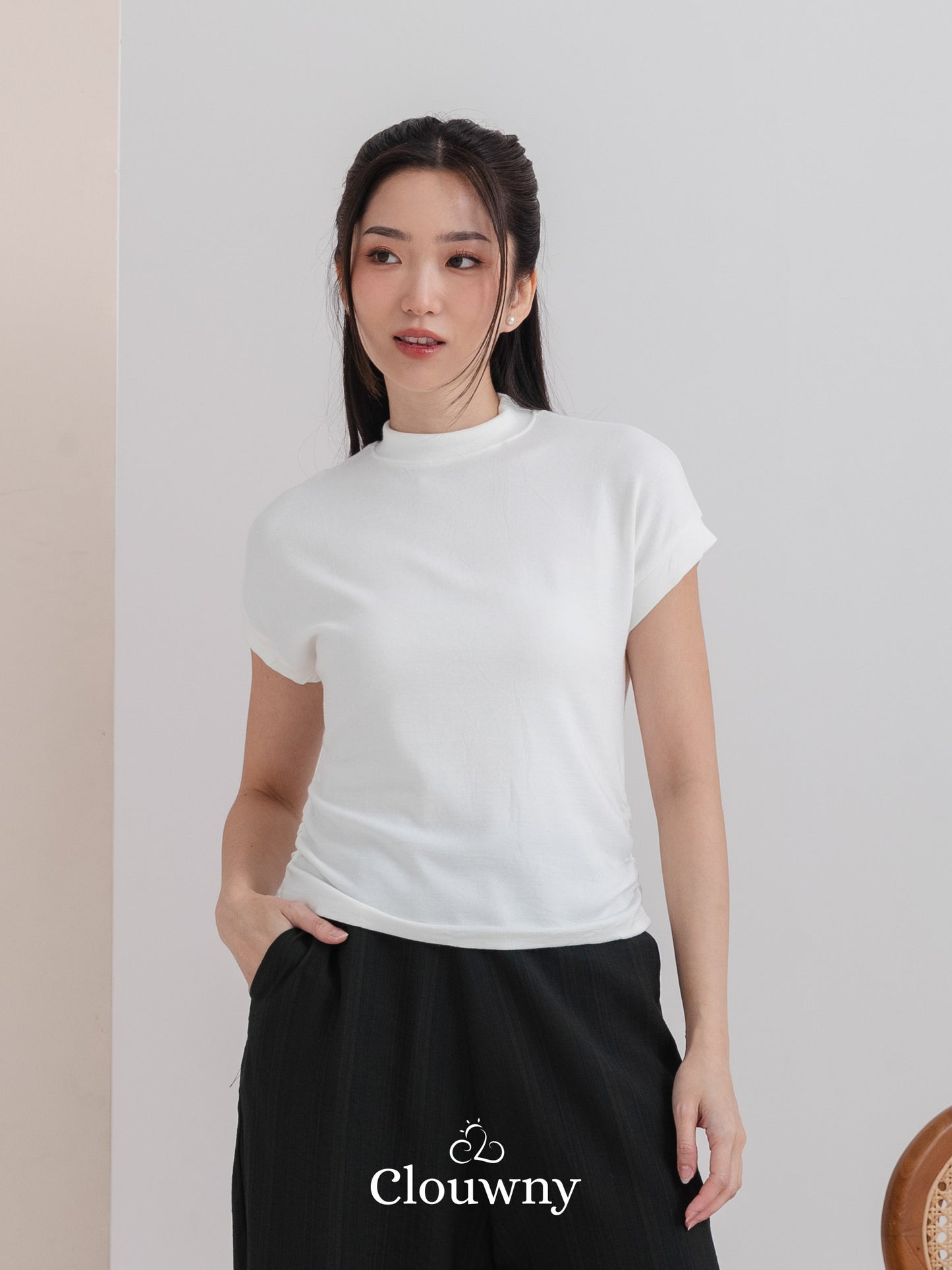 Elora Tshirt Top - White