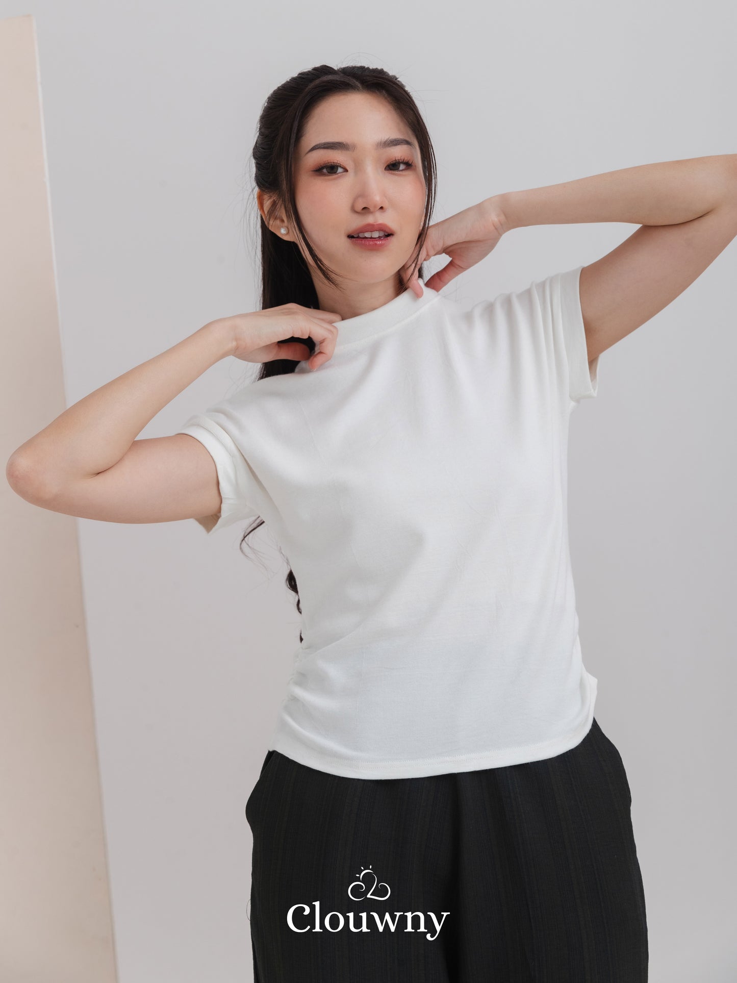 Elora Tshirt Top - White