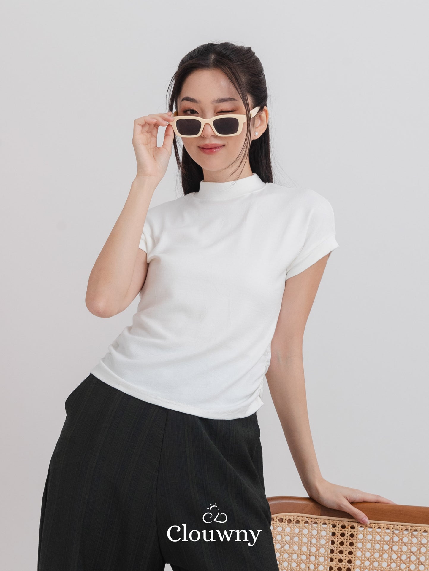 Elora Tshirt Top - White