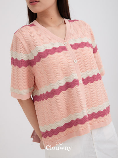 Harold Knit Top - Pink