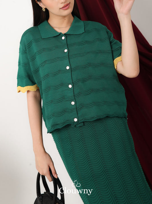 Cloud Knit Set - Green