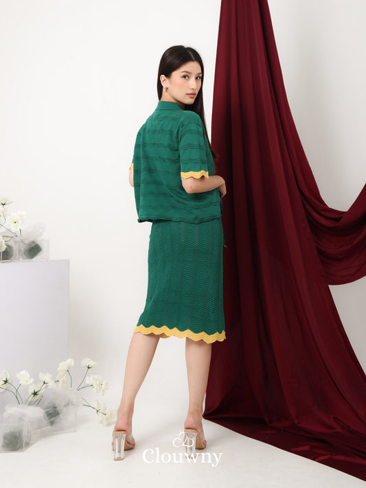 Cloud Knit Set - Green