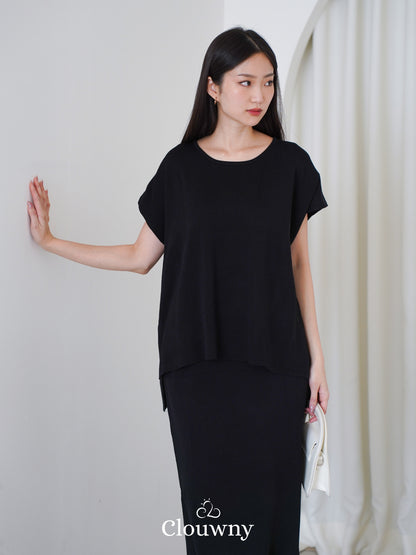 Woori Knit Set - Black