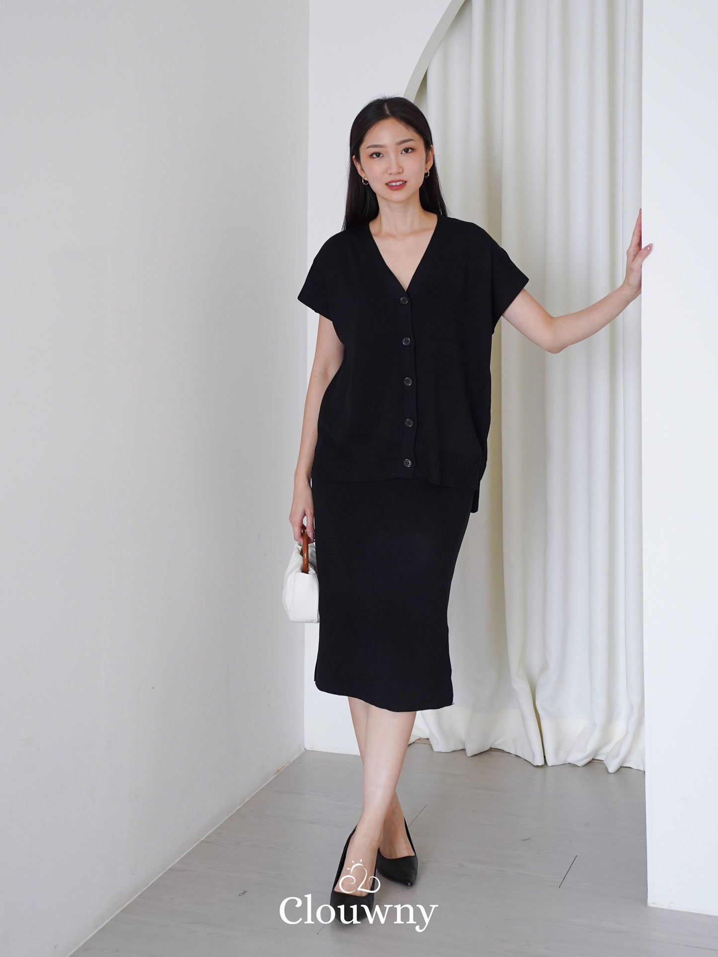 Dione Knit Set - Black