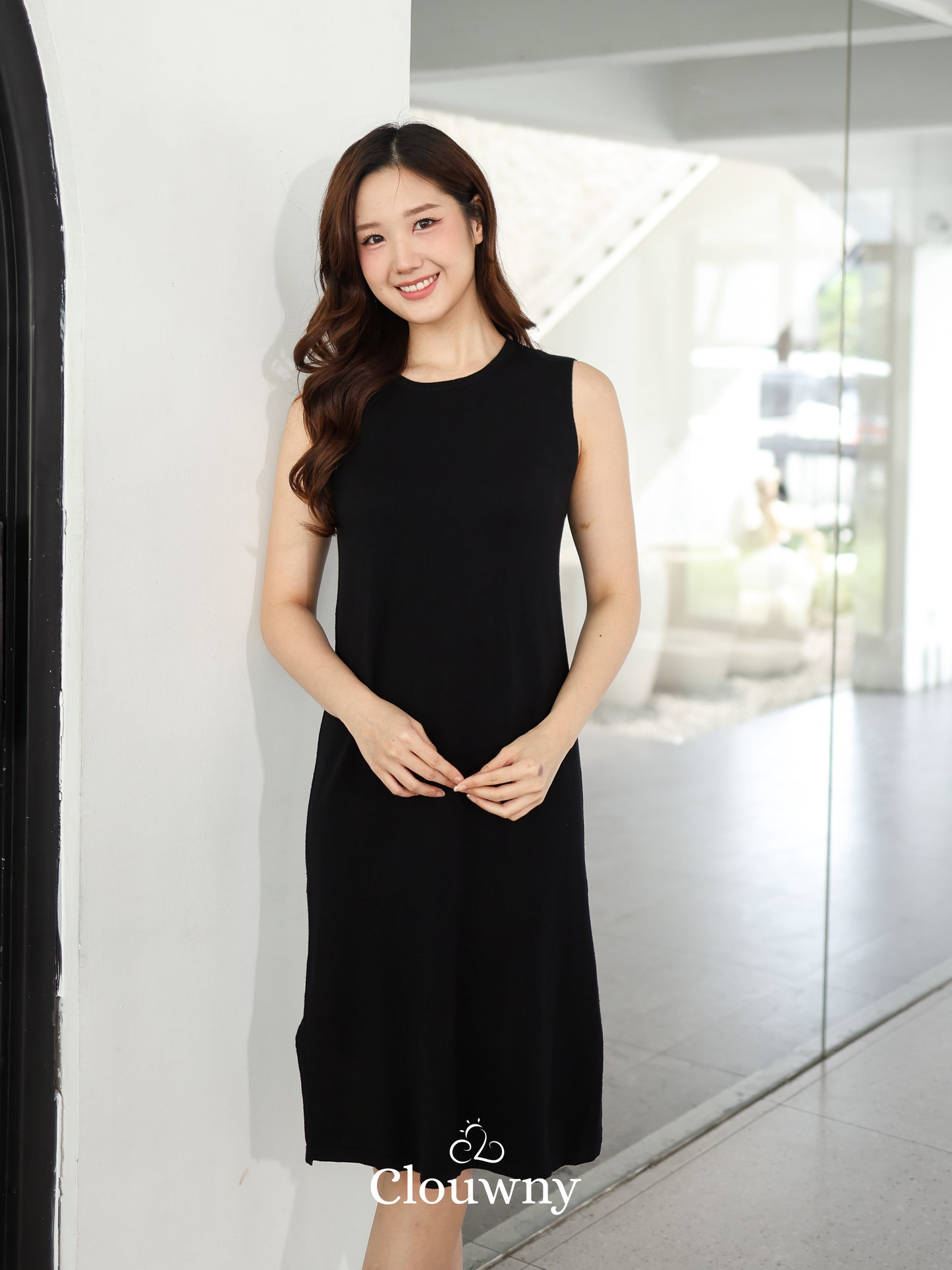 Zaveta Knit Dress - Black