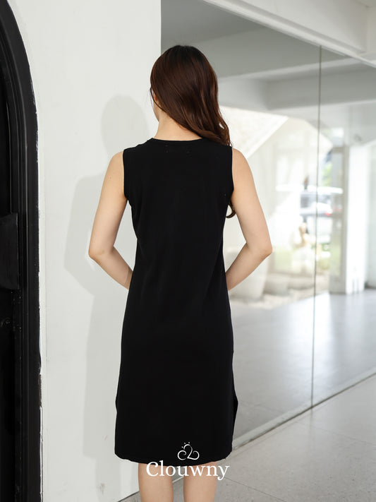 Zaveta Knit Dress - Black
