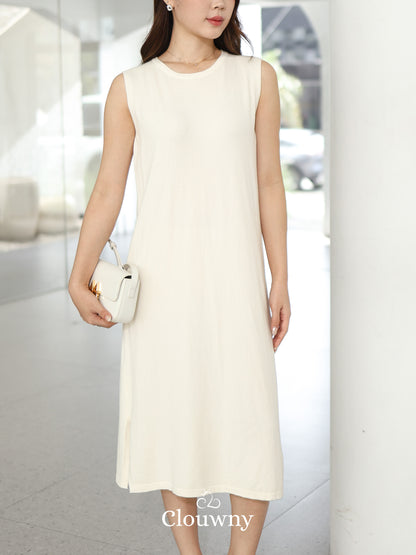 Zaveta Knit Dress - Cream
