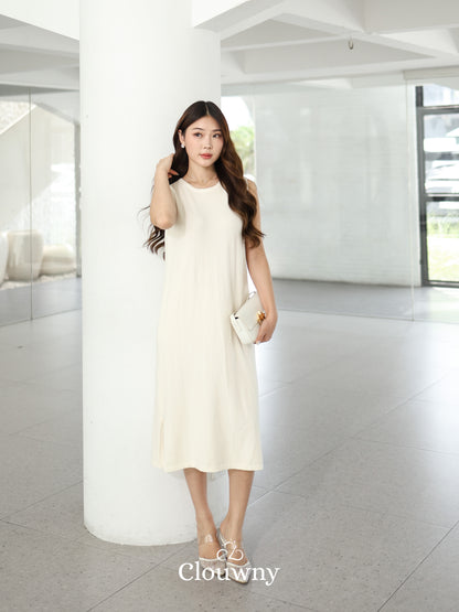 Zaveta Knit Dress - Cream