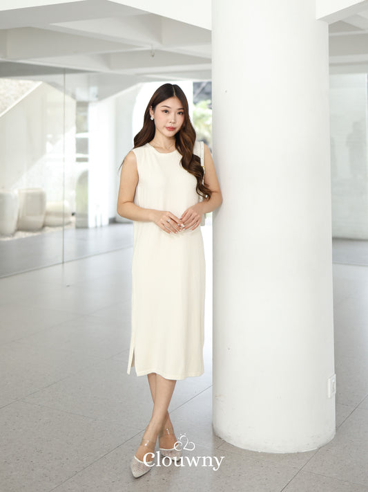 Zaveta Knit Dress - Cream
