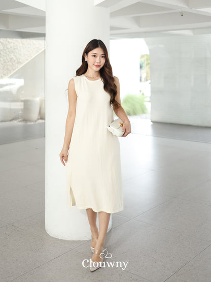 Zaveta Knit Dress - Cream