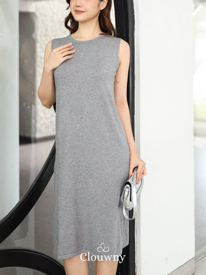 Zaveta Knit Dress - Grey