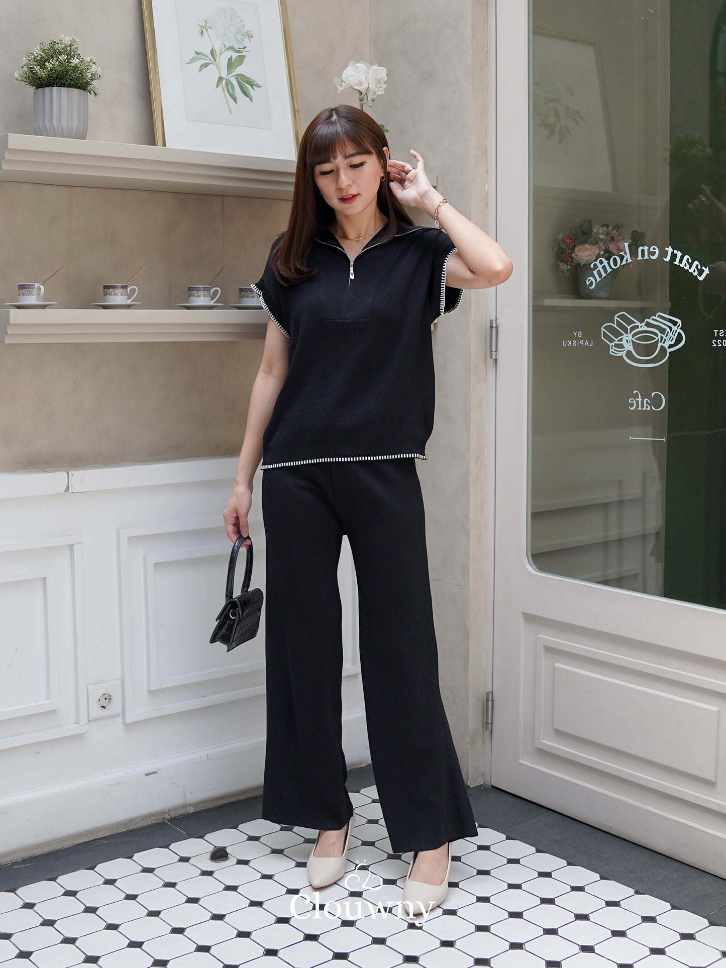 Nigel Knit Set - Black