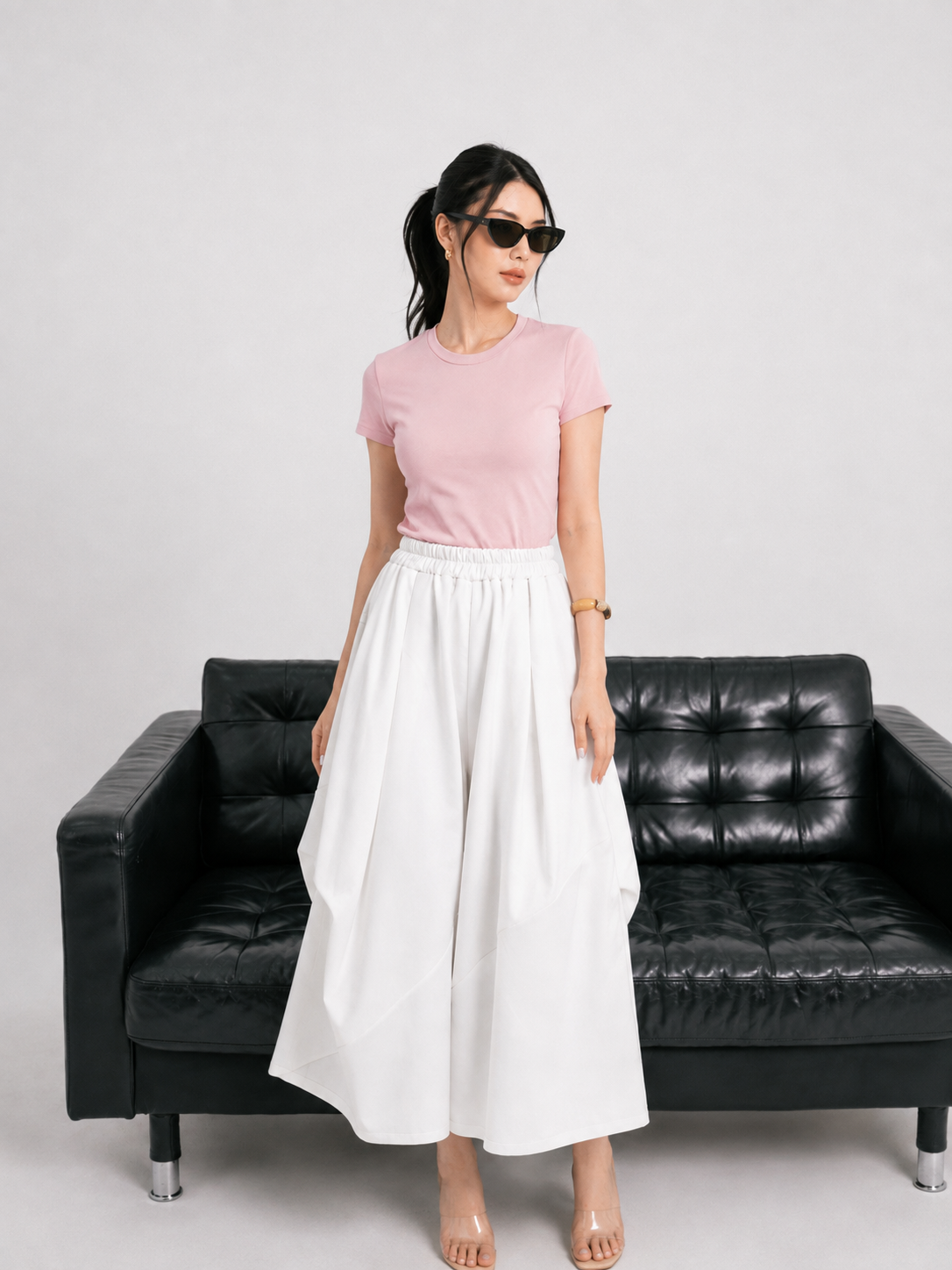 Wolka Pocket Cullotes Pants - White
